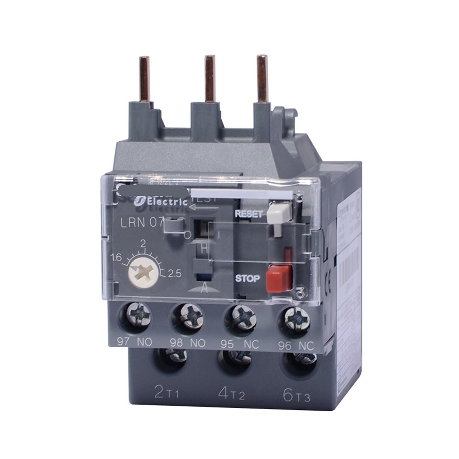 Relé de sobrecarga térmica LRN07N con contactor CA LC1N regulable 1,6-2,5A 4