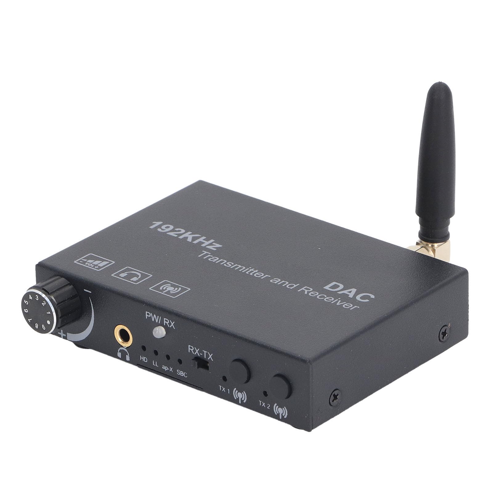 Convertisseur Audio, 5.3 Numérique vers Analogique Optique Coaxial Audio émetteur Récepteur Réglage du Volume pour TV Téléphone Tablette