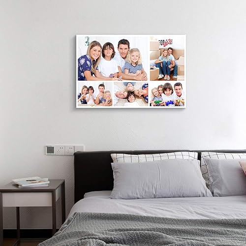 Miniatura 5 de Signford, impresiones en lienzo a medida, póster personalizado de viaje, arte de pared con tus fotos en marco de madera