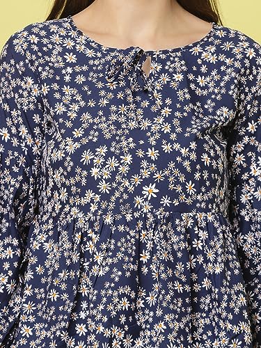 Image of OOMPH! Women's Floral Relaxed Fit Tunic Shirt