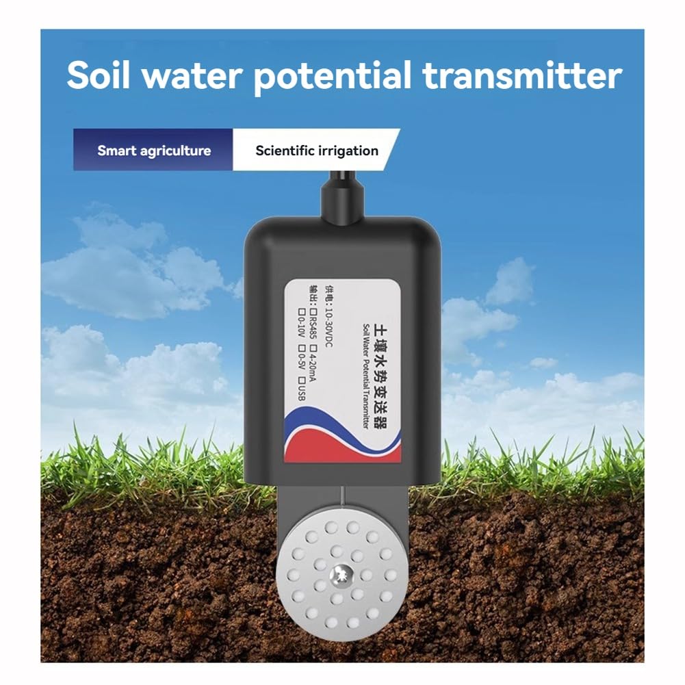 Transmisor de Humedad del Suelo RS485. Sensor de Potencial Hídrico del Suelo para la Determinación de la Ecología Hidrológica y la Agricultura Inteligente.