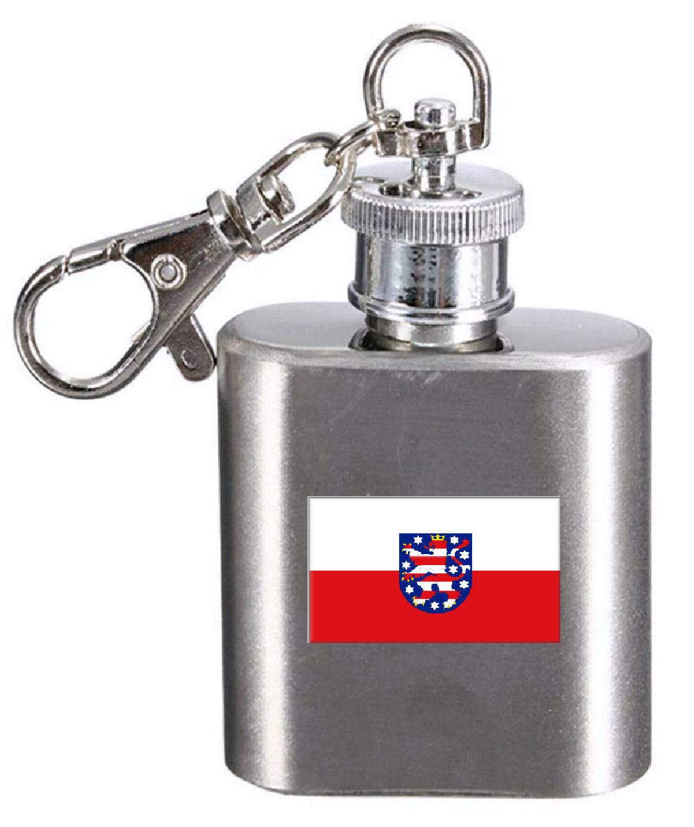 Flasque porte-clés Thuringe gravé : l'idée cadeau souvenir idéale et symbolique