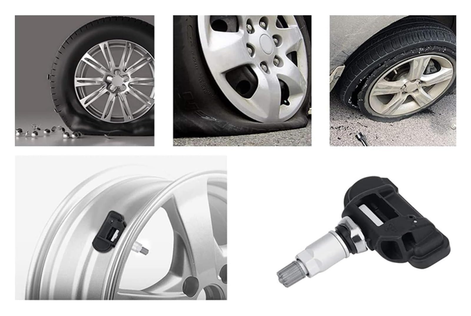 Système Surveillance Pression Pneus pour Mercedes pour B&ENZ Classe E E300 E400 CLS A257 W213 S213 4 Pièces Capteur De Moniteur De Pression des Pneus De Voiture TPMS