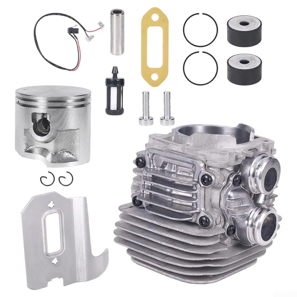 Kit de reconstrucción de cilindro de motor, para TS410 TS420 compatible con 4238 020 1202 4223 020 9400 incluye juego de filtro de aceite de junta de revestimiento de pistón