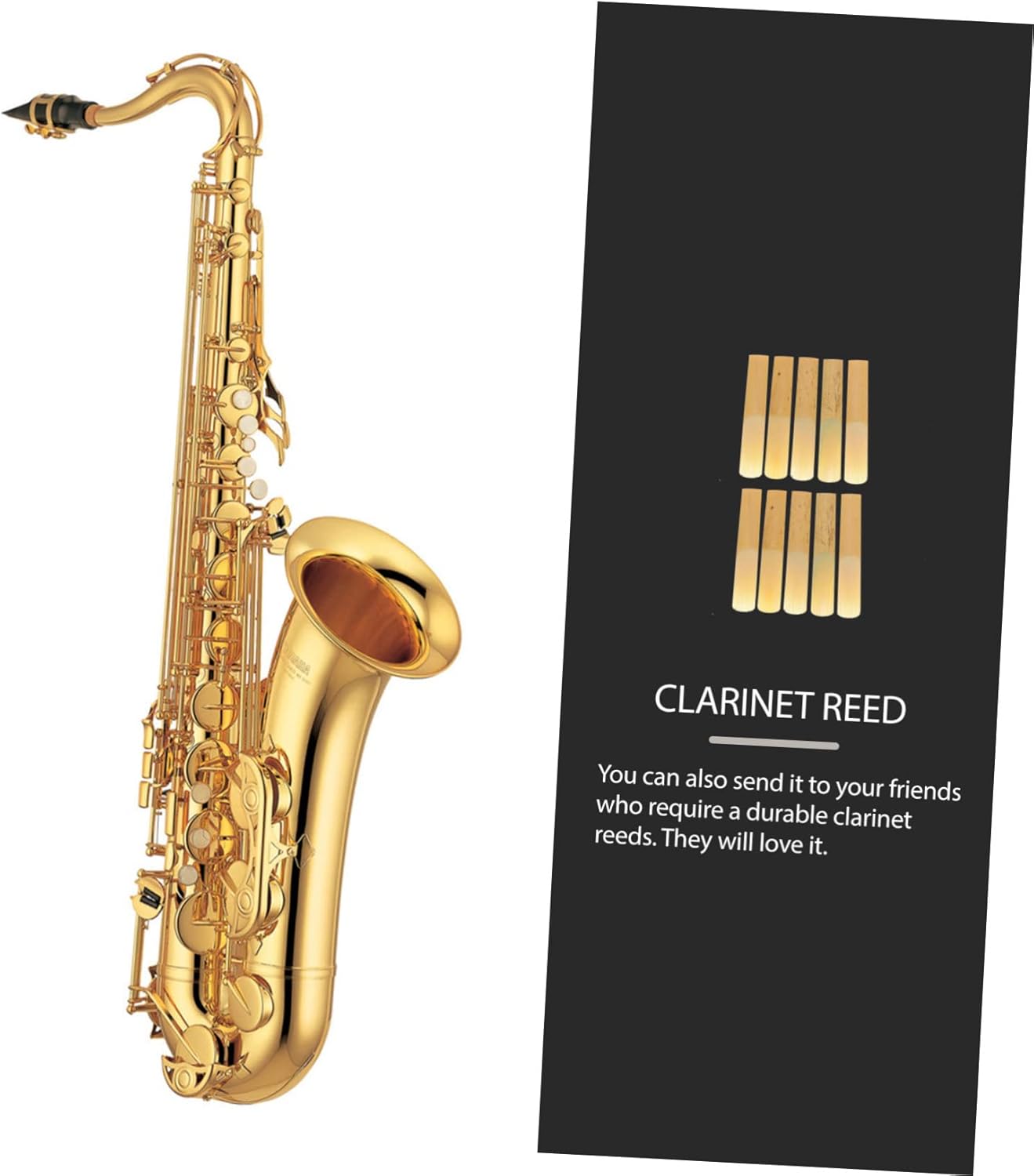 FAVOMOTO 50pcs Clarinet Reeds Strength for Saxophone Players Compact Clarinet Accessories for Musicians