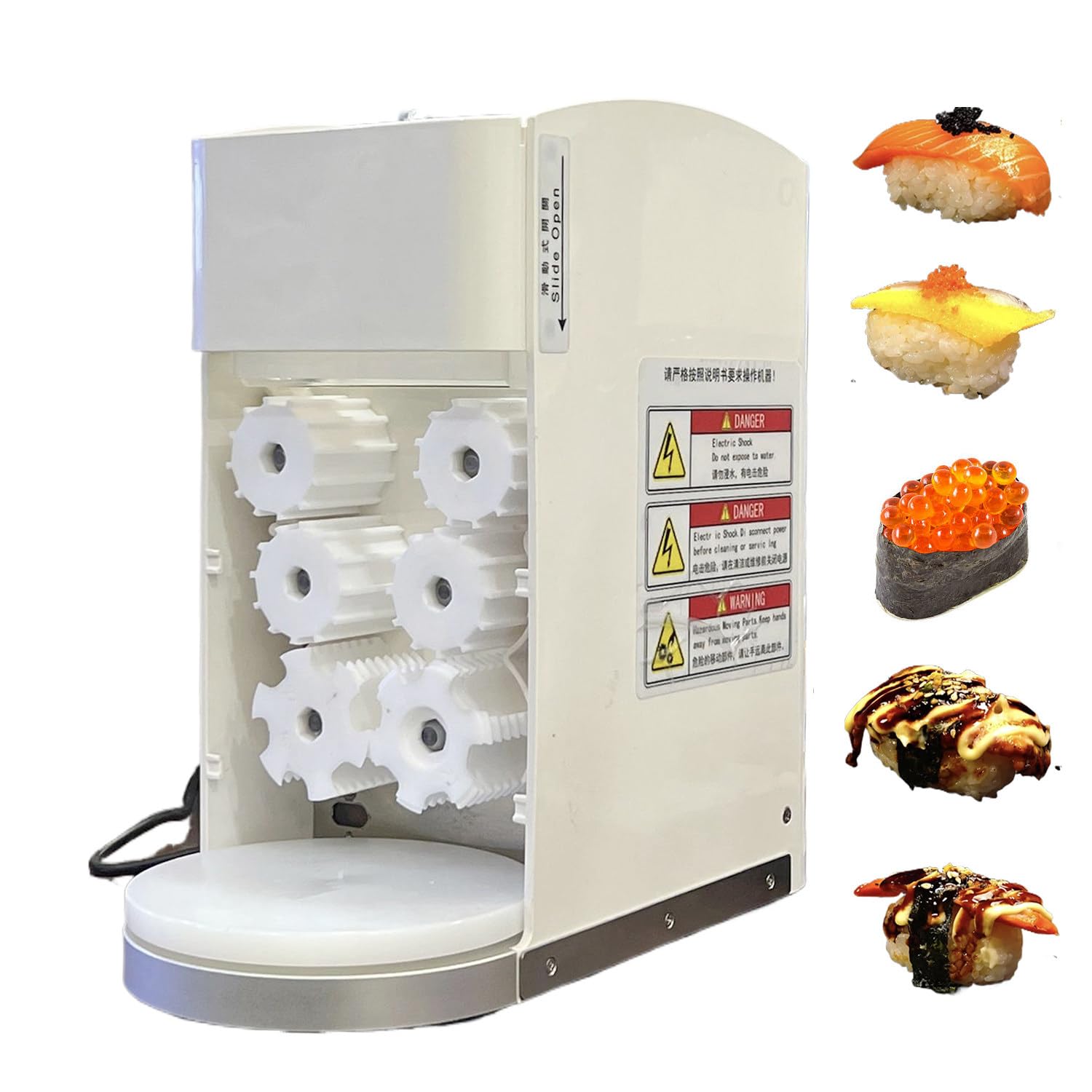 YXZQLOZ Automatic Sushi Maker Machine, Nigiri Sushi Rice/Nigiri Sushi Wraps Sushi Maker Machine For Making Various Japanese Nigiri Sushi, Gunkan-maki