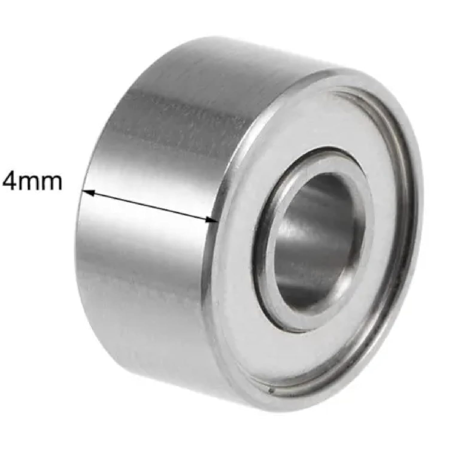 Miniature Ball Bearings, Double Shielded, Carbon Steel, 4mm, 692zz-699zz Models, 10 Pack (696ZZ 6x15x5)