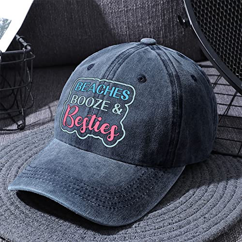 Image of Vintage Country Adjustable Cotton Cap for Women | Funny Printed Outdoor Hat, Ideal Birthday Present