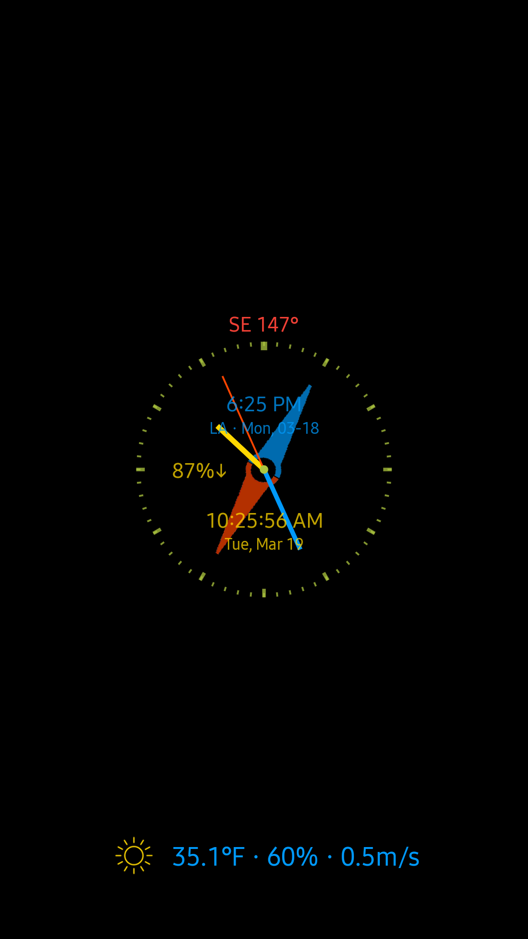 ClockView - Always On Clock-App im Amazon Appstore