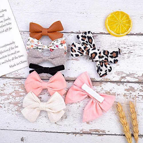 24Pcs Baby Girl Hair Bows Clips Fully Lined Barrettes Alligator Clip Hair Accessories For Little Girls Toddler Kids Teens In Pairs One Size #TOP2