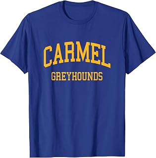 Carmel High School HS Carmel in Retro Sports T-Shirt