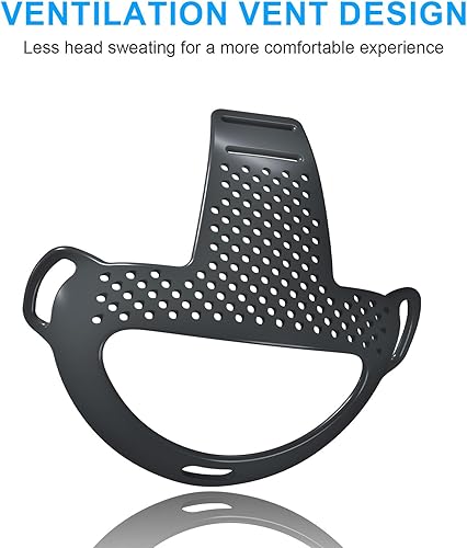 Miniatura 2 de Flexible Soft TPU Head Strap Pad VR Accessories Compatible with Quest 3 VR Headset,Comfortable Head Strap Pad Head Cushion (Black)