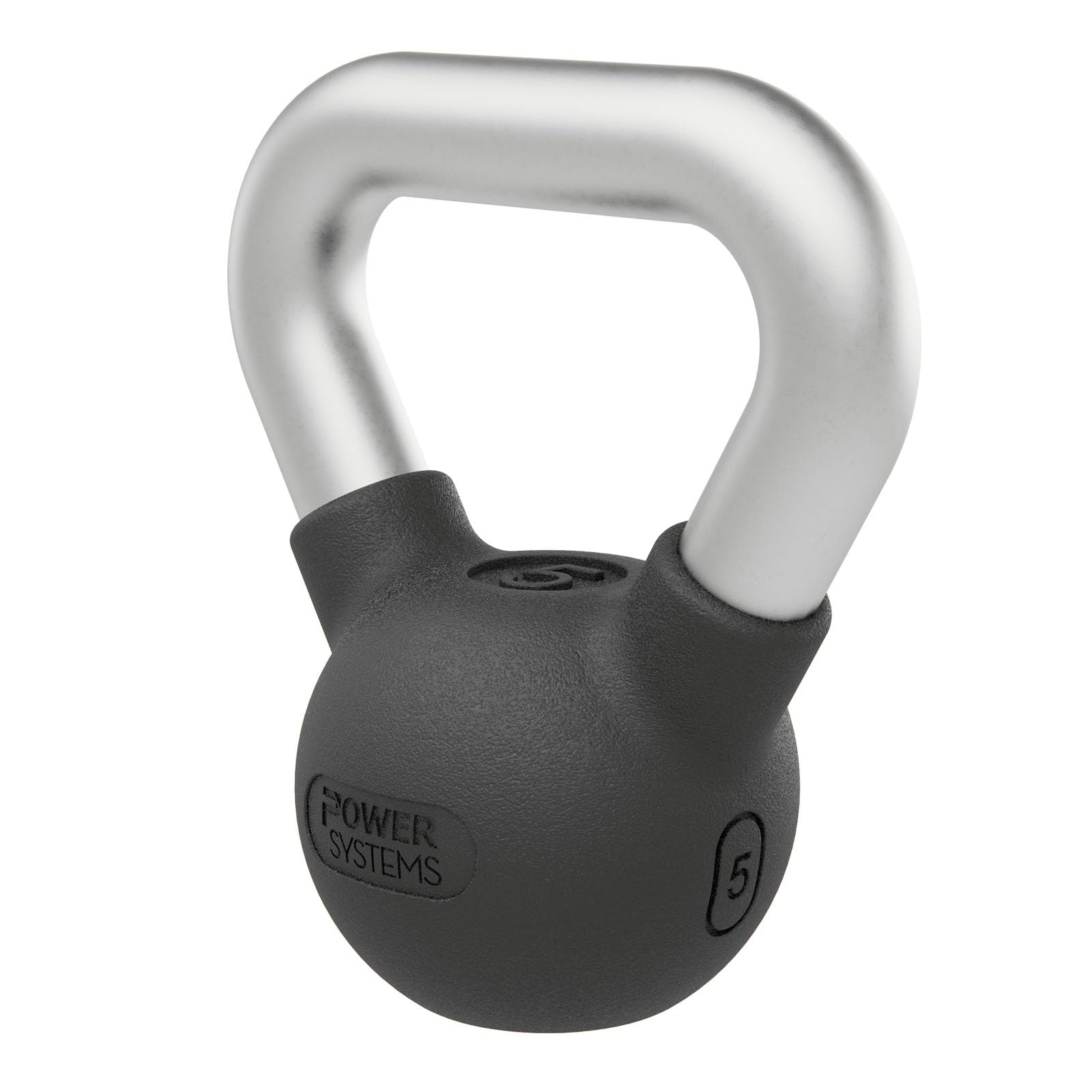 Power Systems Elite Rubber Kettlebell - Premium Molded Rubber & Perfect for Your Training Space (35)