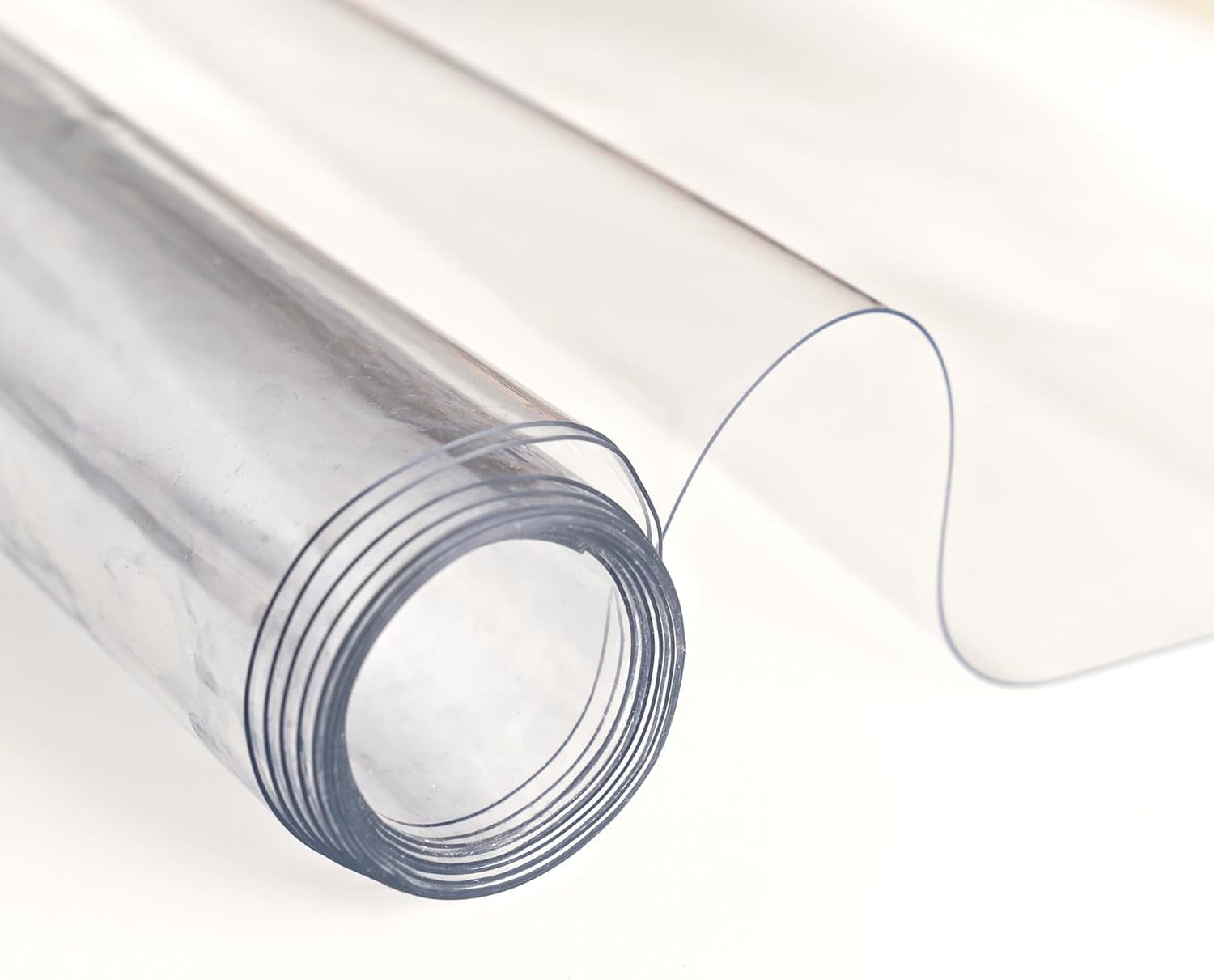 Clear Marine Vinyl Sheeting, 20 Gauge, 5 Yard Roll of Transparent Plastic, Storm Windows, Covering, Protection, Tablecloth Protector