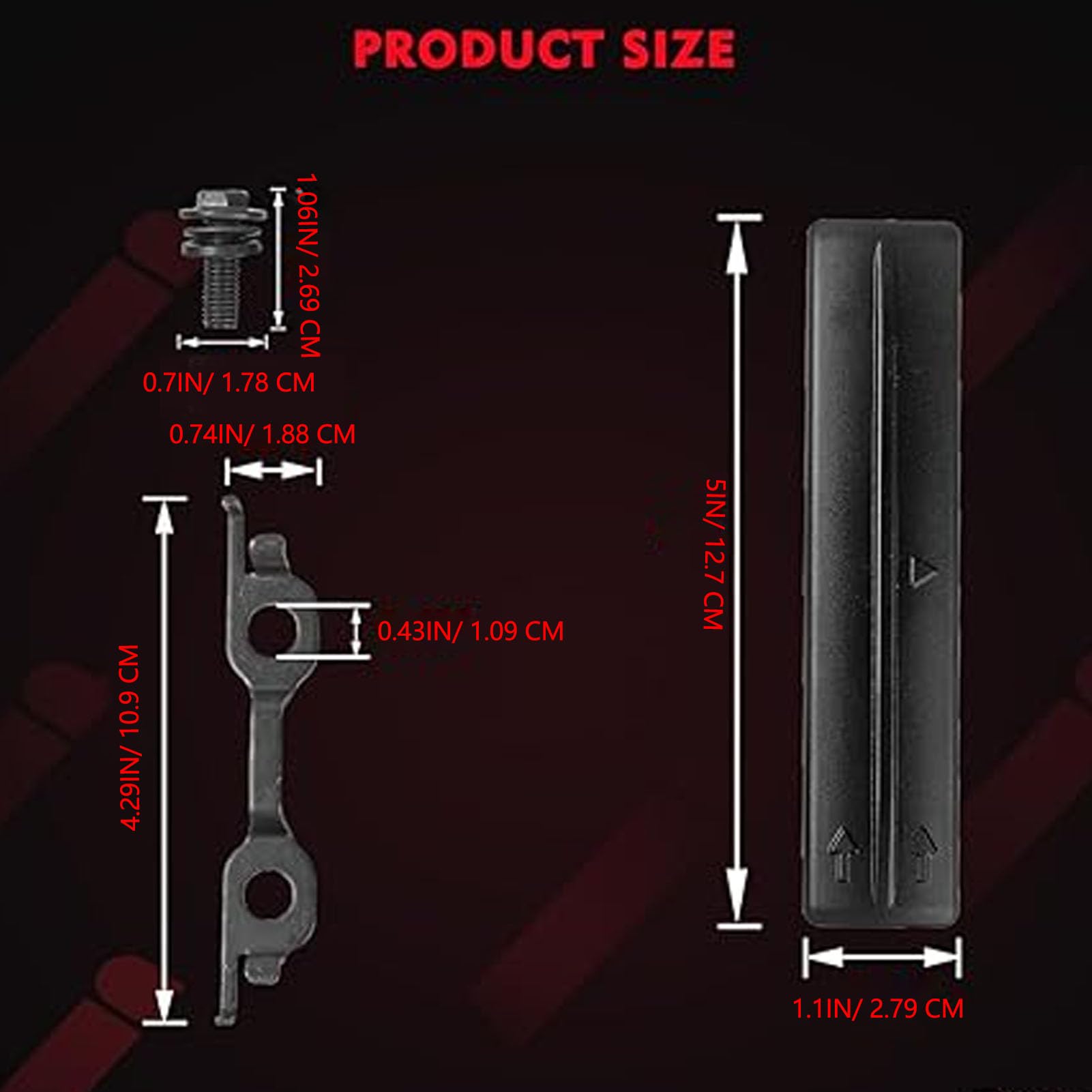 Kit de Retrait de Barres de Toit, Ensemble de Cache-Trous de Galerie de Toit étanche, Cache-Trous en Plastique Noir avec Numéros OEM, Idéal pour Les Véhicules 2006-2018, 75596-35030 08C47