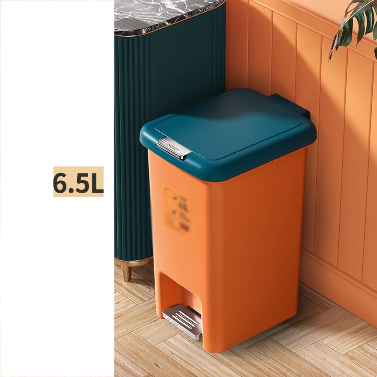 Amazon.co.jp: DB3NK キッチンラック ゴミ箱 オレンジ レンジラック