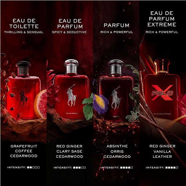 Miniatura 6 de RALPH LAUREN FRAGRANCES - Polo Red Extreme - Colonia para Hombre - Con Jengibre Rojo, Vainilla y Cuero