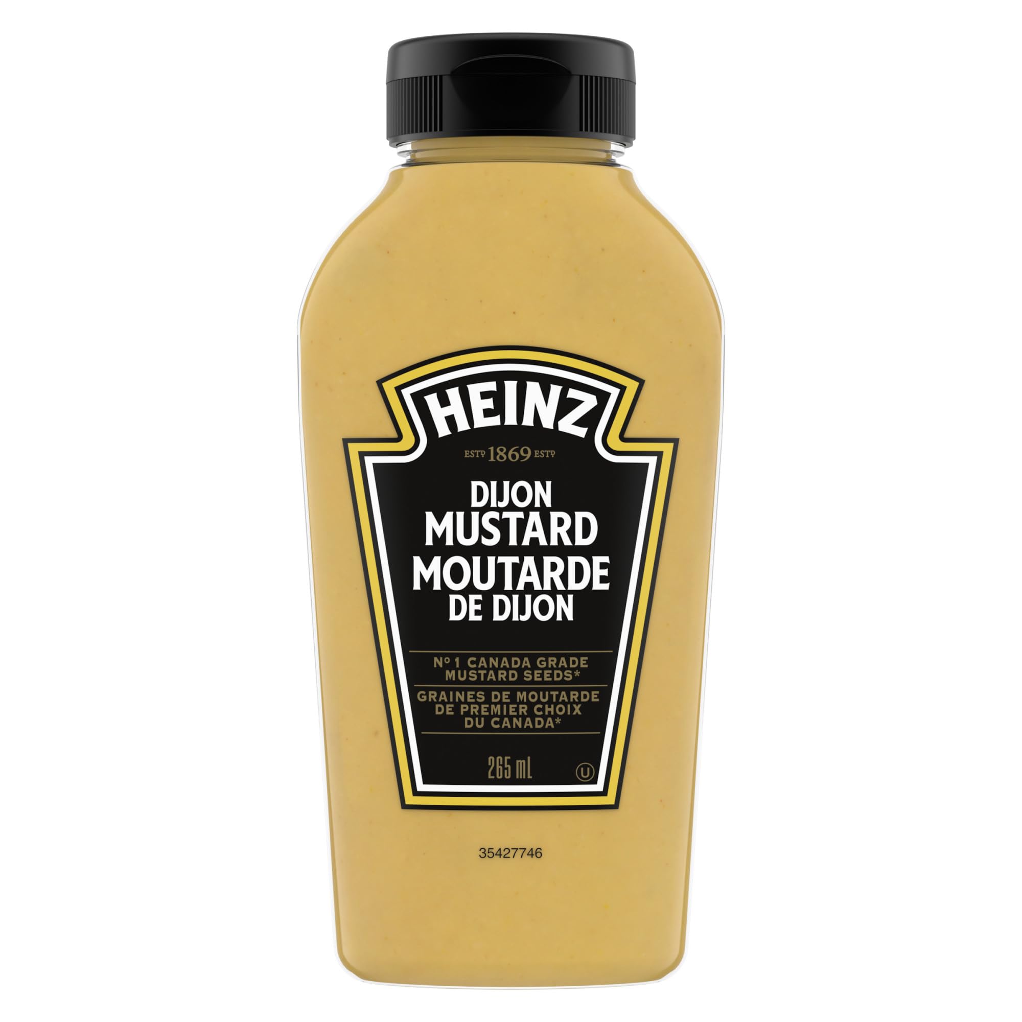 Heinz Dijon Mustard – 265 Ml (2-Pack) – Smooth, Tangy, Made In USA, Fresh Until 2028
