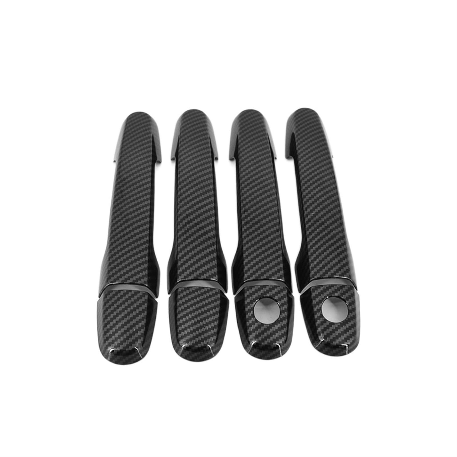 Drezzo 2 Keyhole 1 Car Exterior Door Handle Car Door Handle Cover Bowl Trim For Toyota For Corolla For Axio For Altis 2008-2013(2 Keyhole 1)
