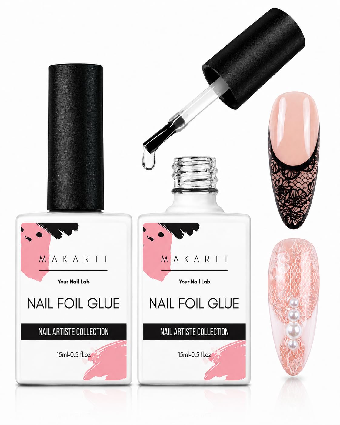 Nail Foil Glue - Transfer Foil Stickers Easily -9