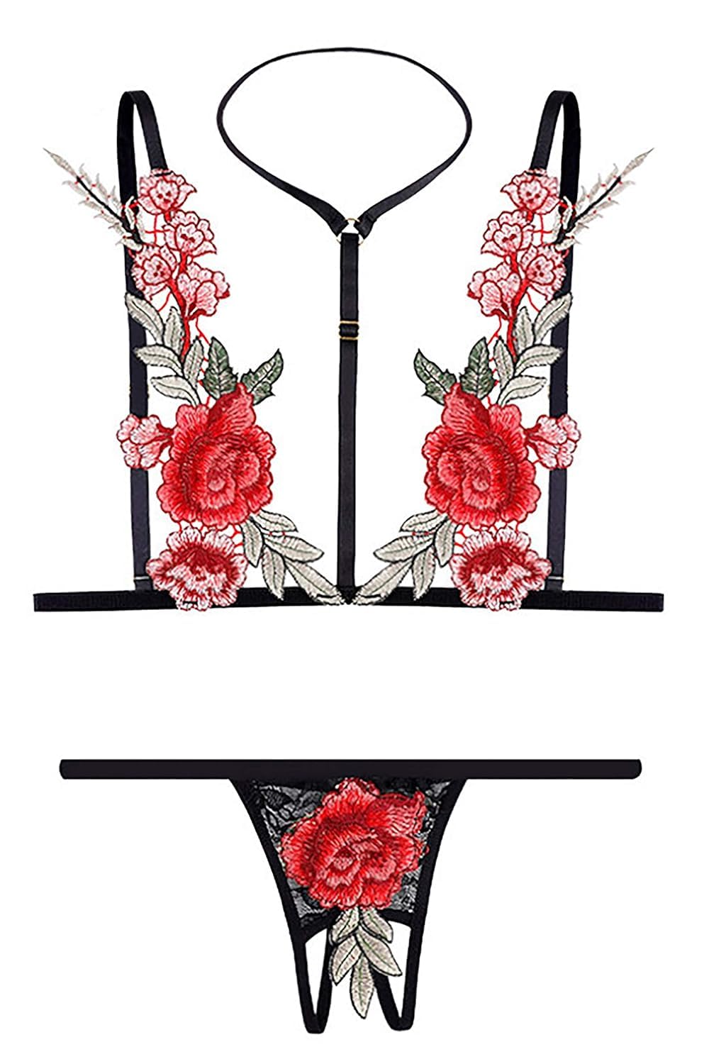 telas finas Bridal Floral Lingerie Multicolour-picture-22