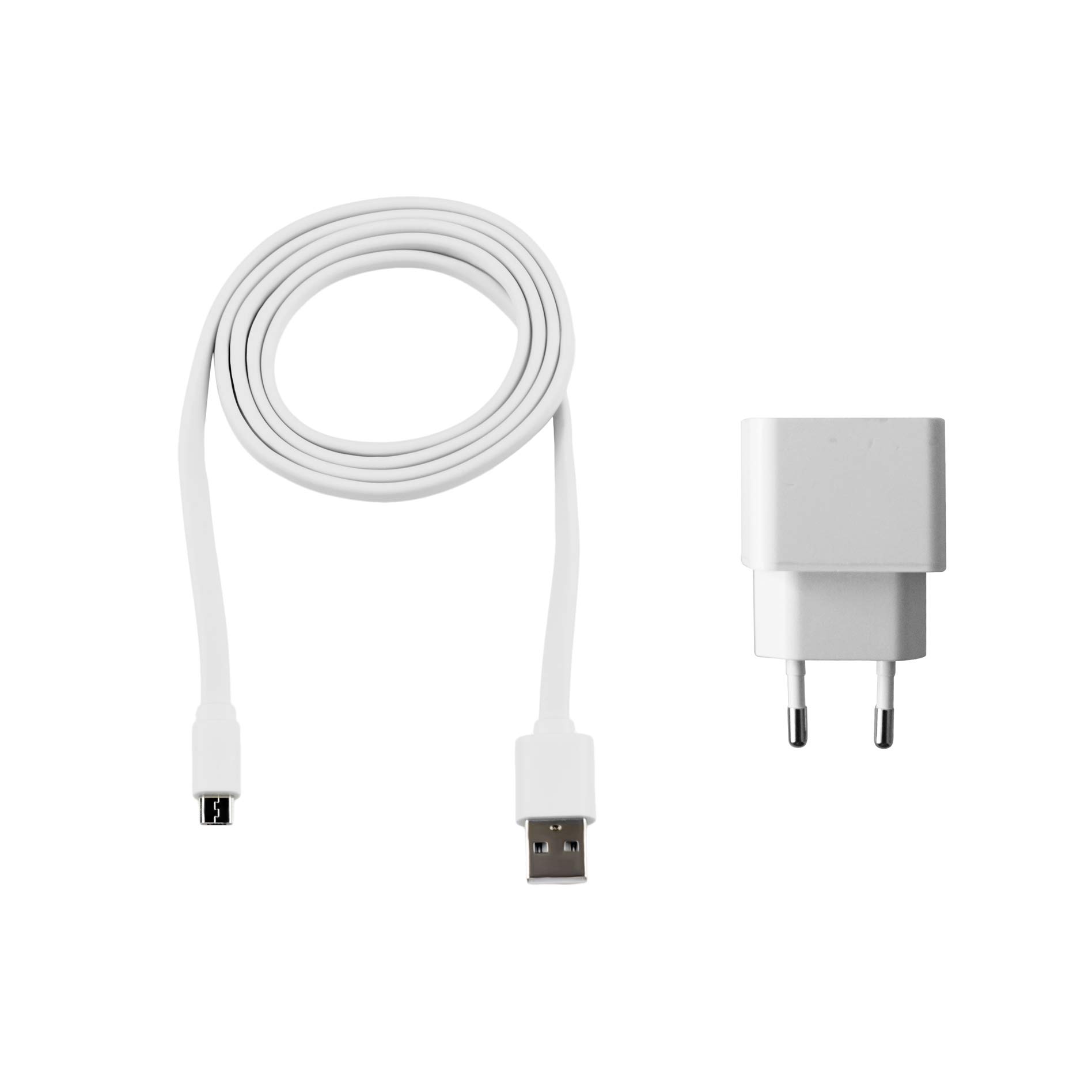 Zafferano Olivia Lampada LED Dimmerabile da Tavolo, Protezione IP65, Uso Interno/Esterno, Caricatore Micro USB, H35,5cm, Plug EU-Bianco 2.2 W