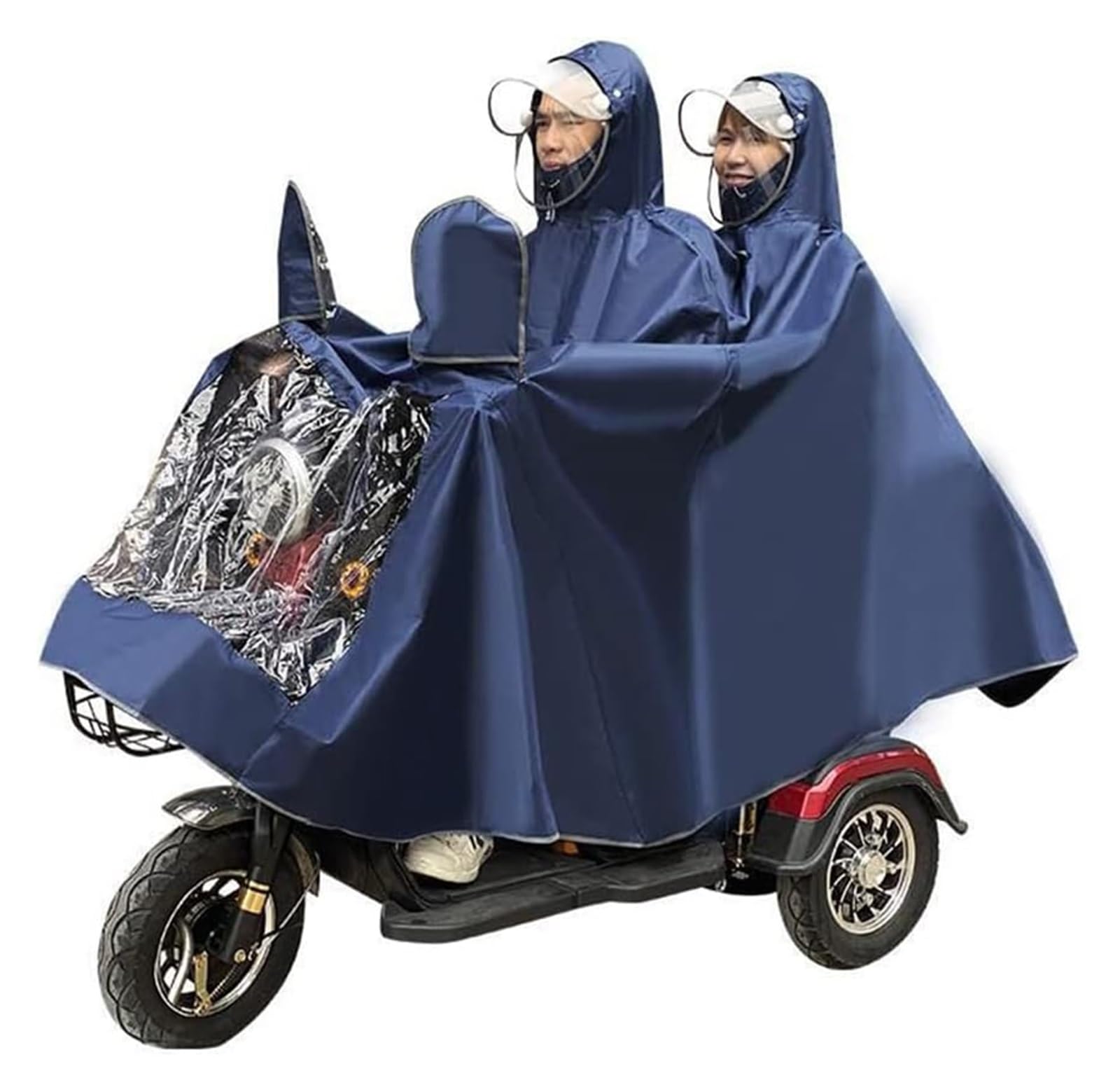 Poncho de lluvia impermeable Poncho de ciclismo, Chubasquero for bicicleta eléctrica, impermeable for ciclismo, poncho de lluvia for triciclo de motocicleta de gran tamaño, impermeable grueso, poncho