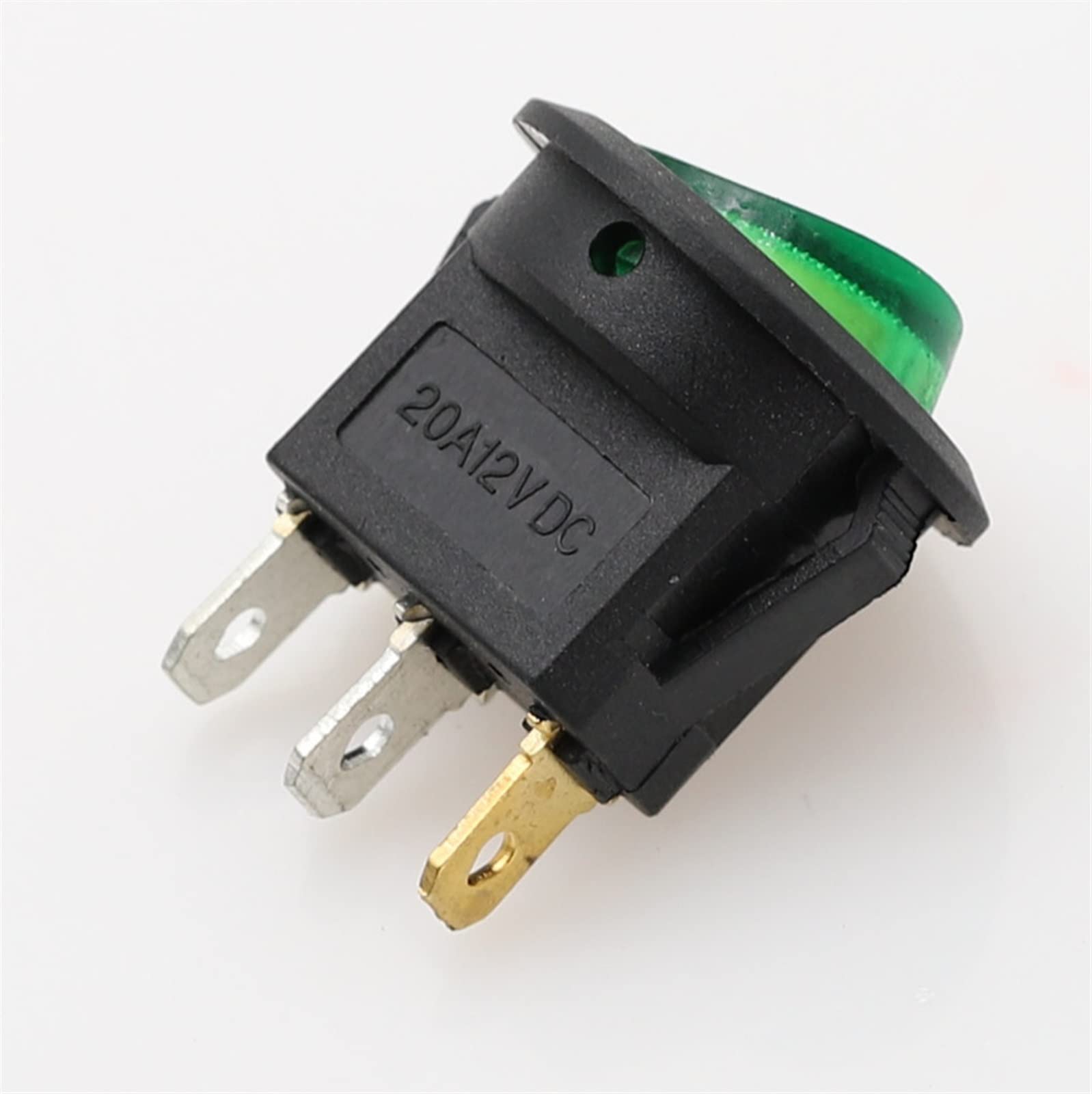 MINI ROCKER ACCENSIONE/SPEGNIMENTO 12 VOLT VERDE - Foto 9