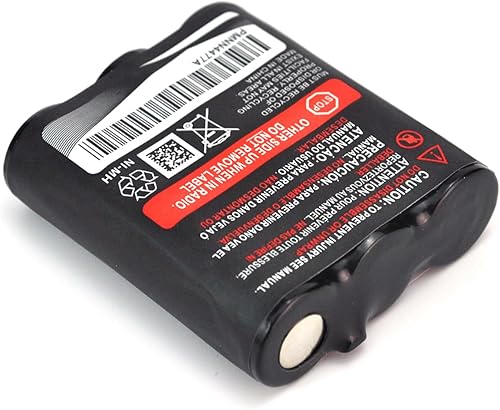 Miniatura 5 de Paquete de 4 baterías Ni-MH de 3.6 V 800 mAh PMNN4477AR de repuesto para Motorola PMNN4477A batería de radio bidireccional, compatible con Motorola