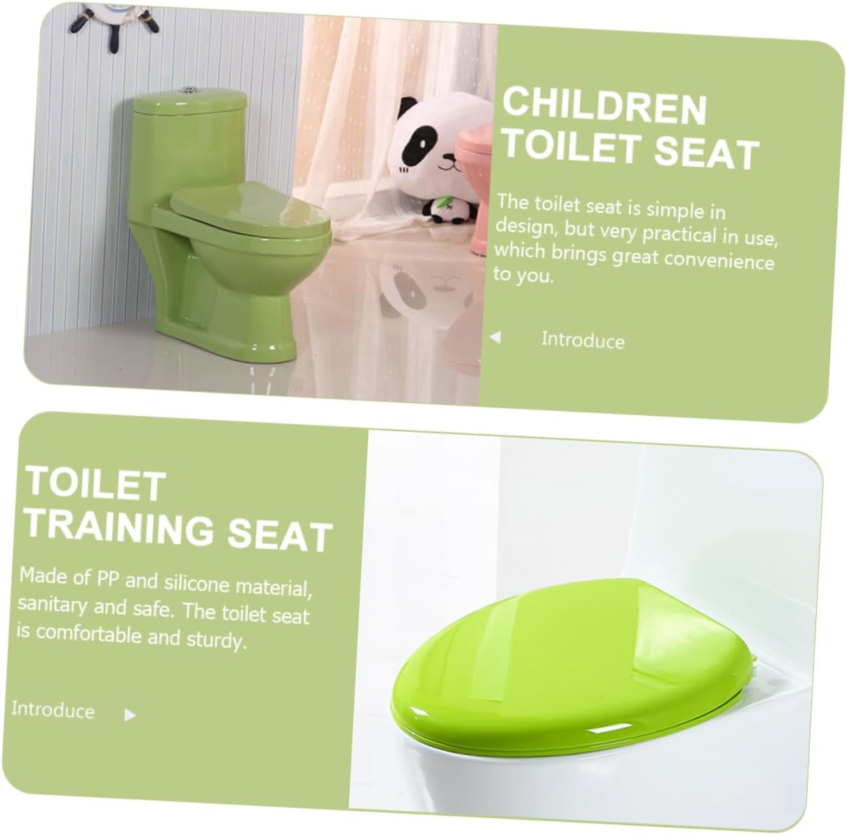 Potty Training Seat for Boy Girl Easy to Install Lightweight Portable Toilet Seat Smooth Edges Design for Use for Home and Travel
