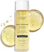 Conscious Chemist Makeup Remover Oil Cleanser|130 Ml|Face Wash, Cleanser Oily Skin, Makeup Remover. Men & Women. Removes Waterproof Makeup, Spf & Impurities. Soft & Glowing Skin - Daily Dissolve