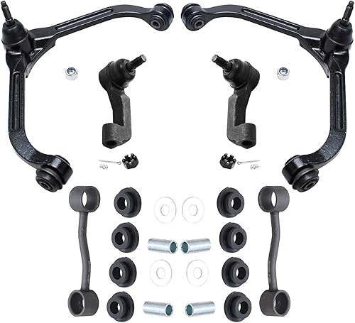 Miniatura 353 de Detroit Axle - Kit de brazos de control AWD para cargador Chrysler 300 Dodge Challenger Magnum, 2 brazos de control superiores delanteros con rótula