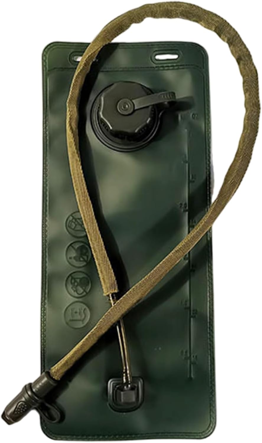 Water Bladder 2l Leak Proof Hydration Bladder with Mark & Dust Cover Portable Hiking Gear for Camping Cycling Running2l Hydration