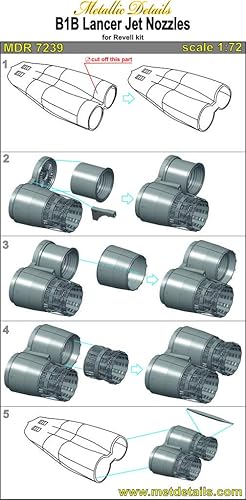 Miniatura 9 de Boquillas B-1B Lancer Jet 172 MDR7239