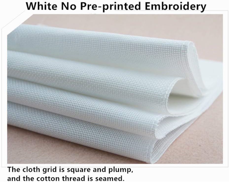 Kit Broderie Point De Croix - Vagues Sur La Mer - Phare Blanc - Alisa Kit à Broder Point De Croix