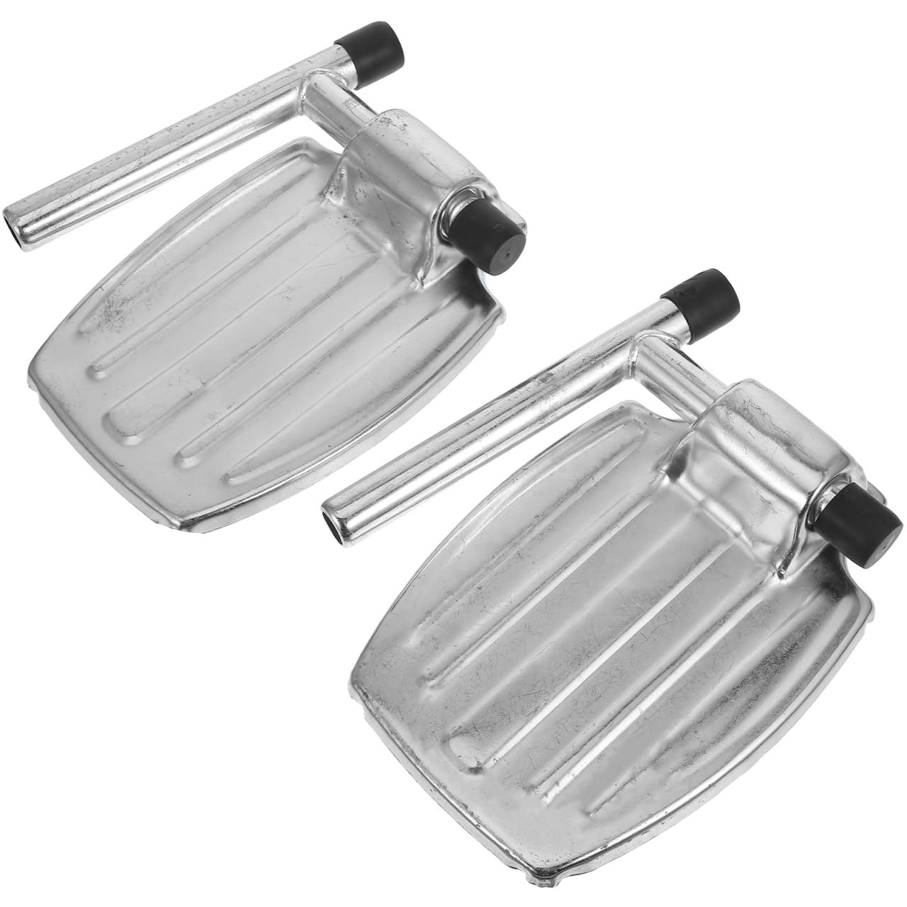 Reposapiés Paquete de 2 Unidades Diseño Compacto y Elegante de Metal Ligero y Fácil de Usar para Silla de Ruedas Adecuado para Personas Mayores y Deportistas