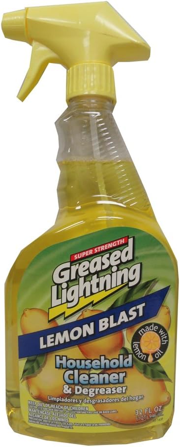 Greased Lightning Lemon Blast Household Cleaner & Degreaser case of 12/32 fl oz.