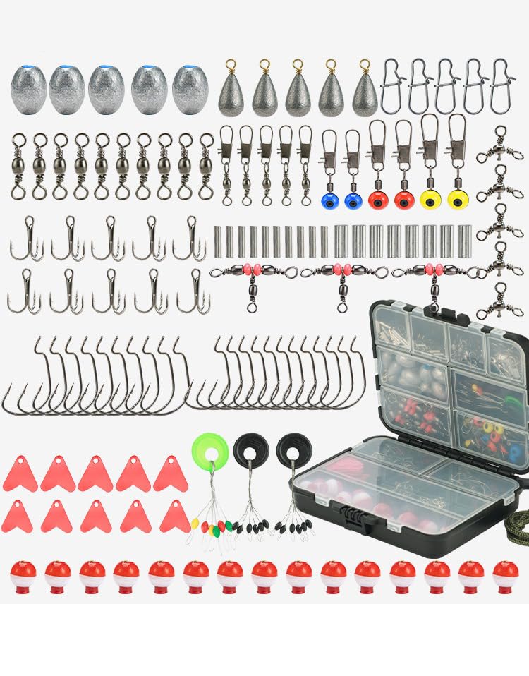 Kit de pesca multiusos con 264 piezas miniatura 1