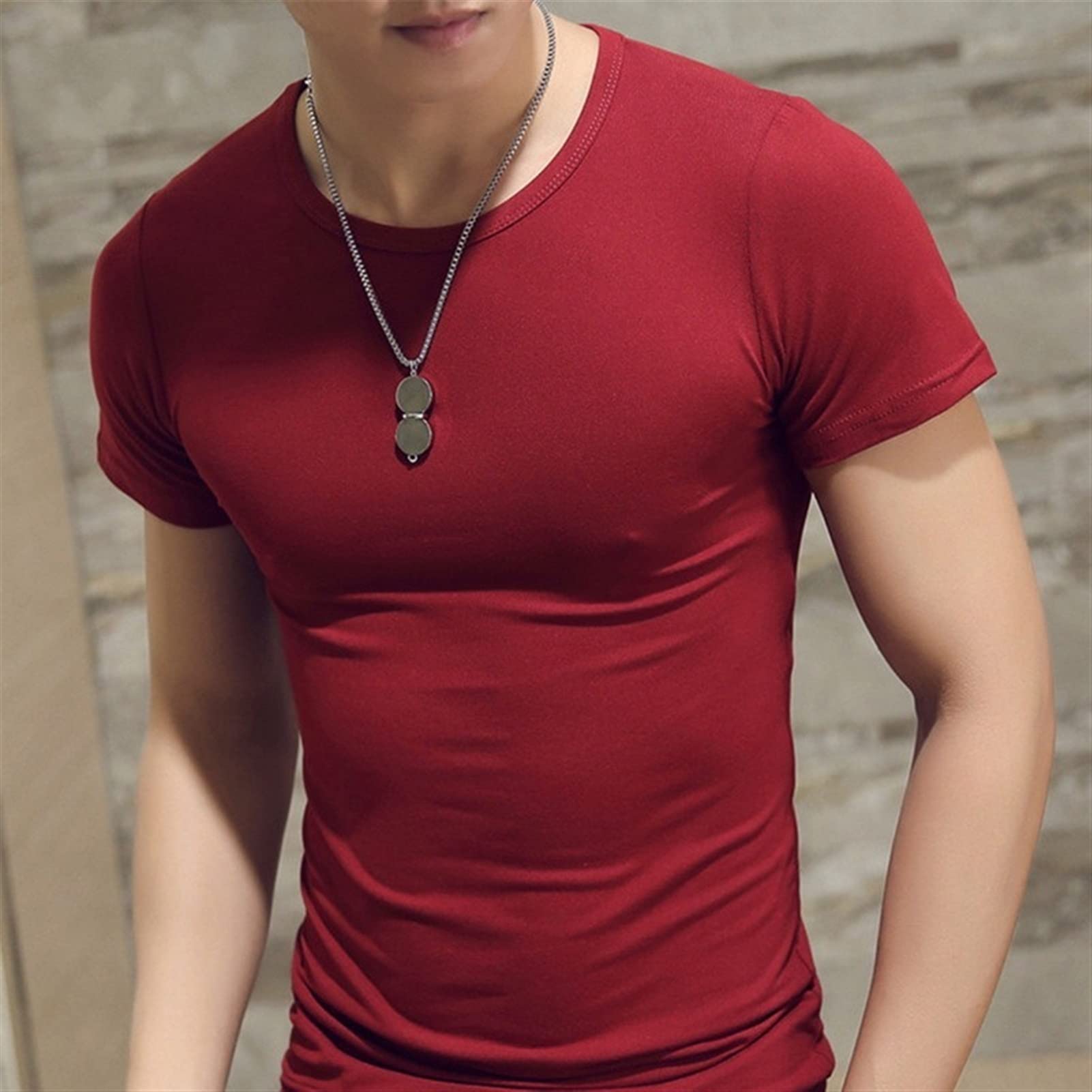 camisetas estrechas hombre