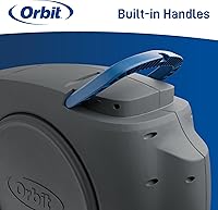Vista 4 de Orbit Auto-Retractable Garden Hose Reel - 100 ft x 5/8 in Heavy-Duty, 180° Swivel Mount, 500 PSI Burst Strength - 28263