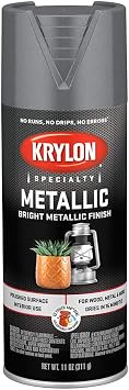 Krylon K01403 Special Purpose Metallic Paint, Dull Metallic, 11 ounce