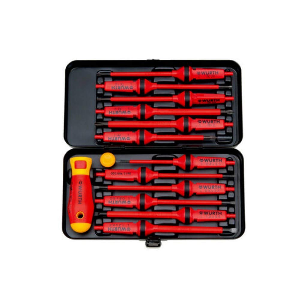 Kit Cacciaviti Elettricista Multiuso Precisione Set 14pz 061390014 Wurth