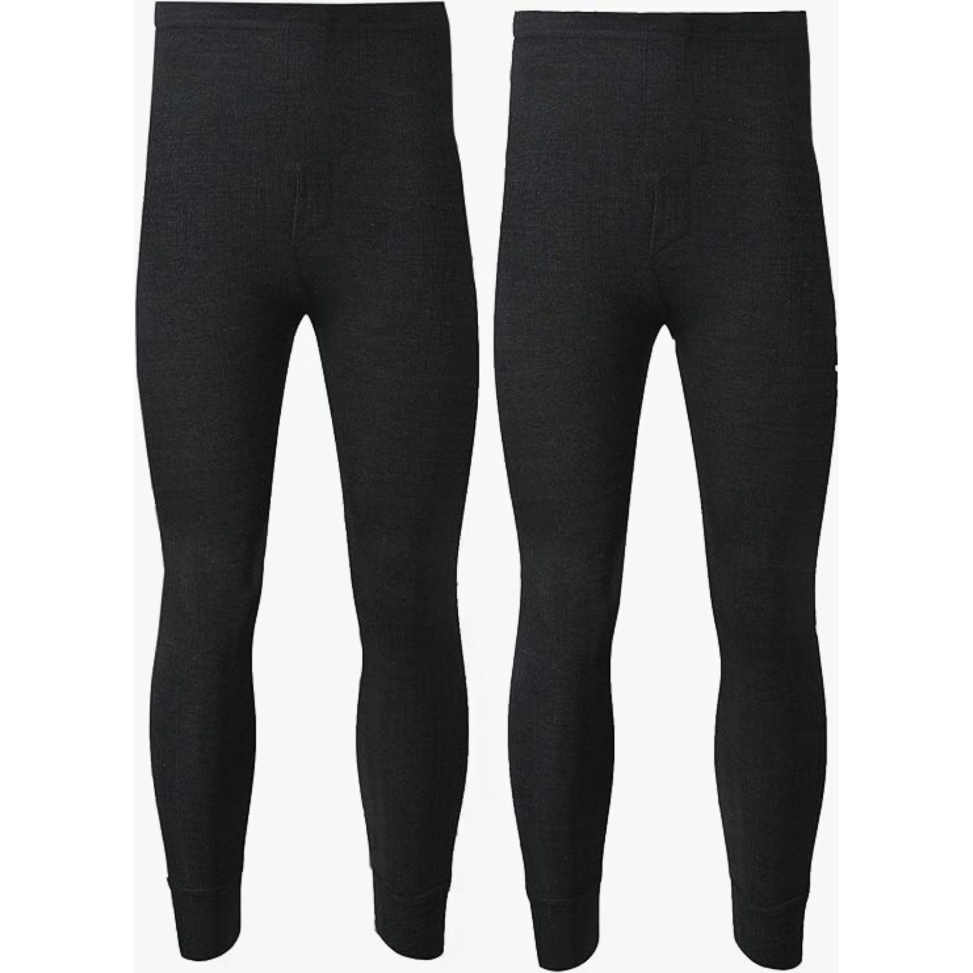 Pack of 2 Men's Thermal Trousers Long Johns Warm Underwear Baselayer, S M L XL XXL Thermals