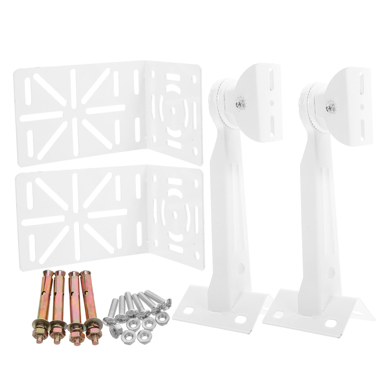 COLLBATH 2 Sätze Eckhalterung für Dome Security Camera aus Verstärktem Stahl mit Verstellbarem Wand-decken-montageadapter Platzsparend und Robust für Flexible Überwachung