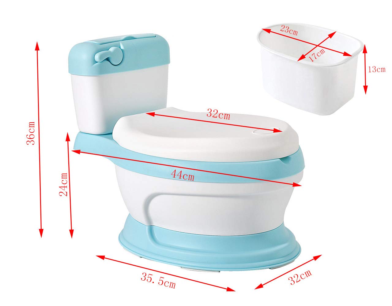 Baby Potty First Mini Toilet Infant WC Training Realistic Feel Kids