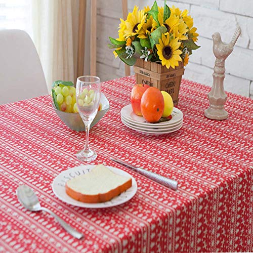 Nappe de Noël décoration de table haut de gamme pour réception rectangulaire - 3