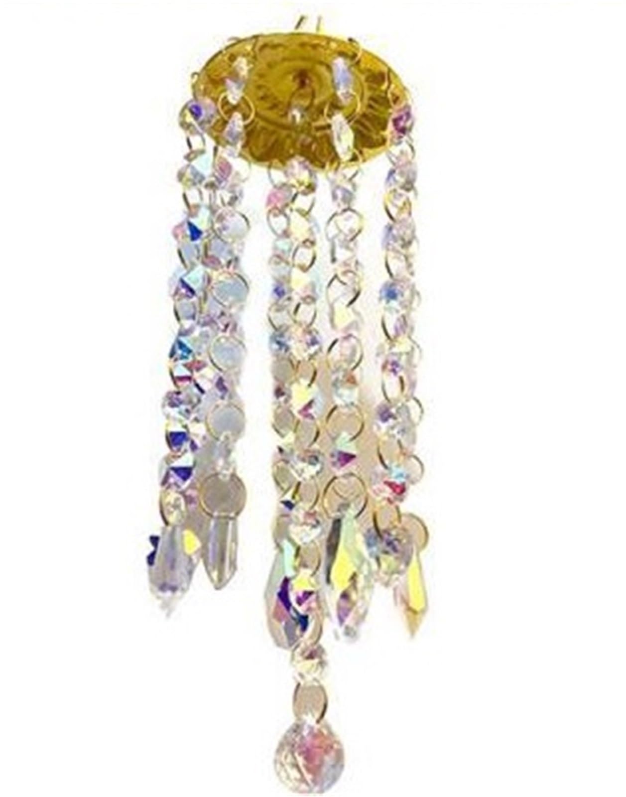 Ppqiru Colorful Crystal Wind Chimes Vibrant Colors For Patio Lawn Decoration For Decoration