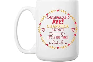 Caffeine-Infused Chapstick Coffee Collection Mug: A Perfect Gift for Coffee and Humor Enthusiasts