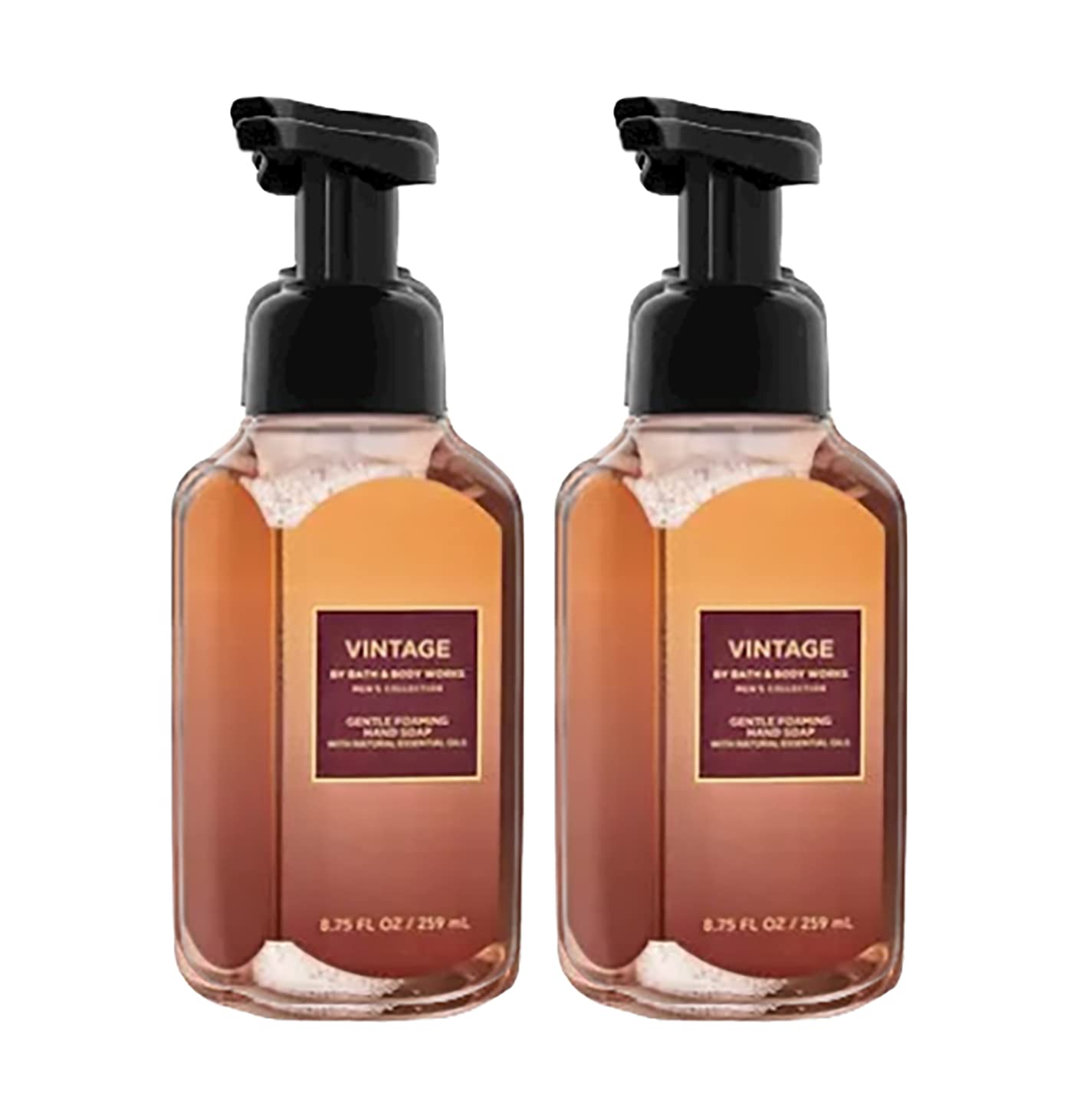 Bath & Body Works and Body Works Vintage Gentle Foaming Hand Soap 8.75 Ounce 2-Pack (Vintage)