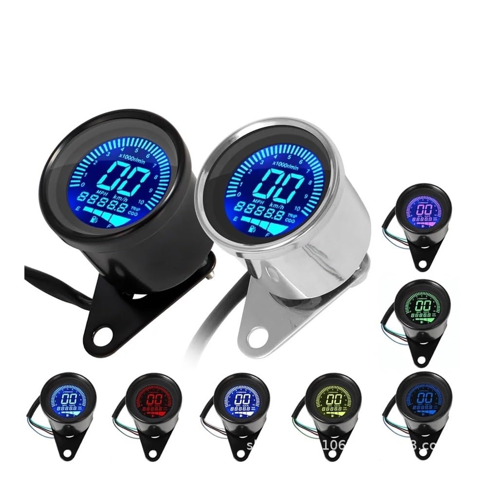 Contachilometri Moto Accessori Contagiri Moto Universali Tachimetro Digitale Pressione Olio Scooter